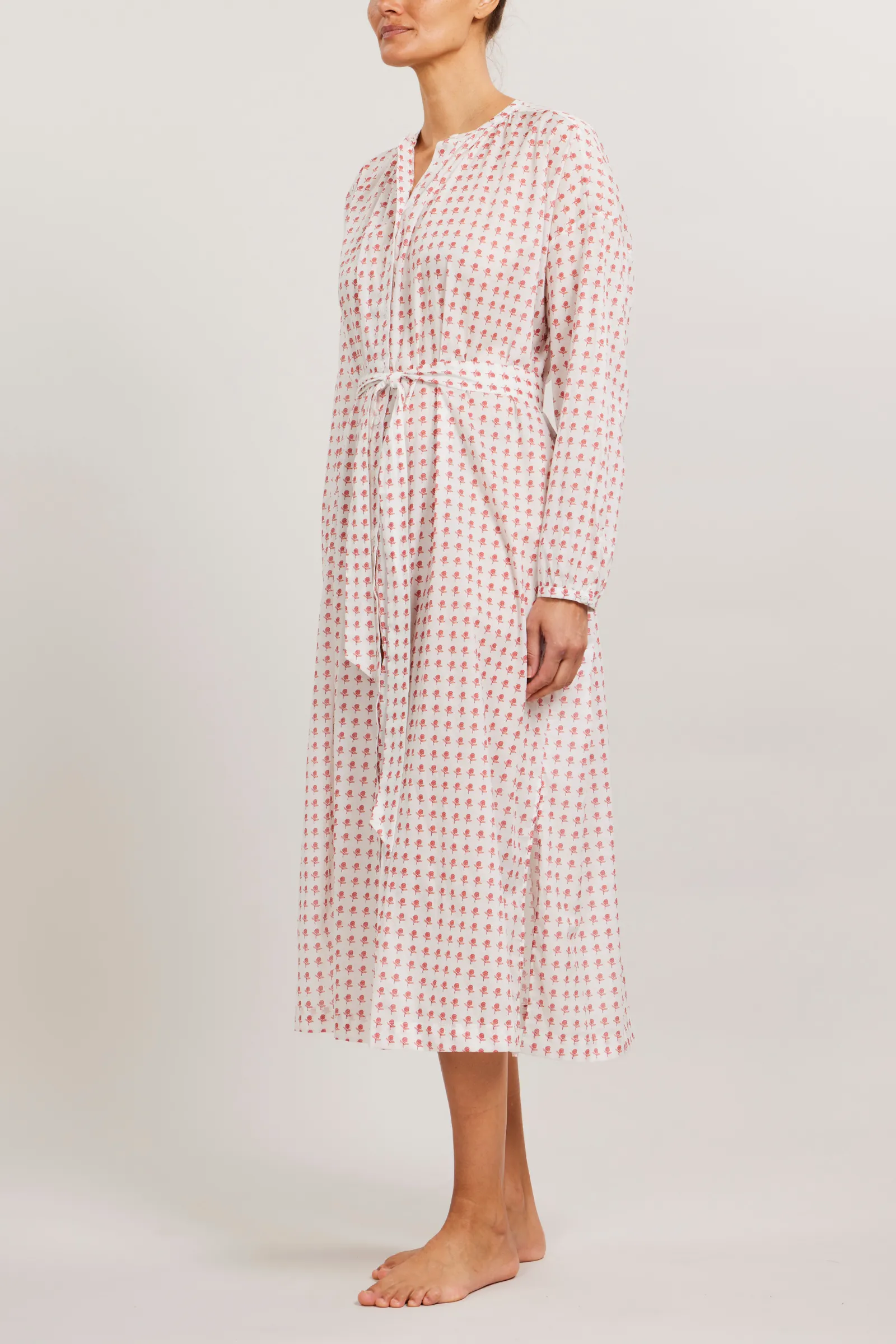 Mona Button Front Dress - Wildflower
