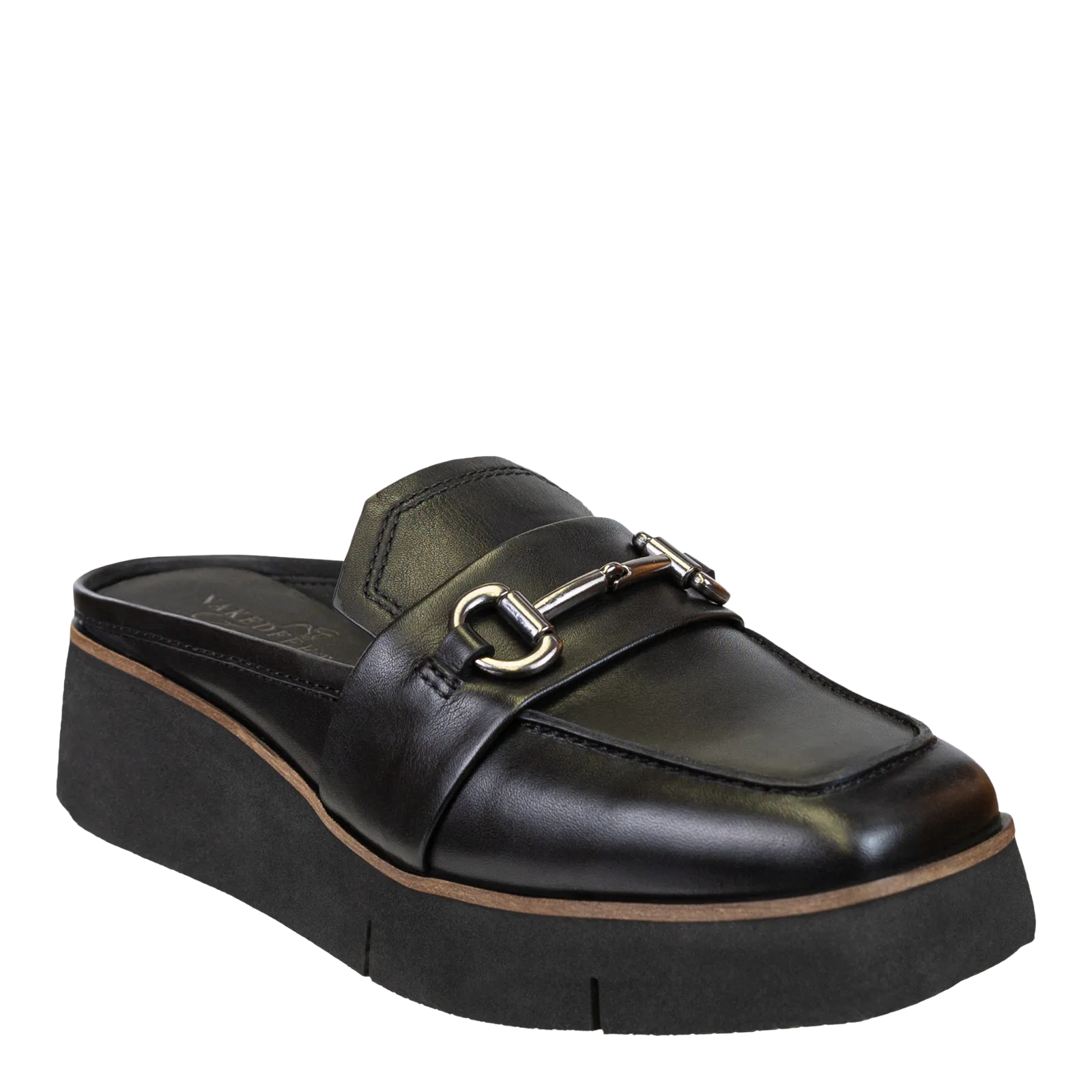 NAKED FEET - ELECT in BLACK BLACK Platform Mules