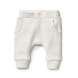 Oatmeal Organic Quilted Pant