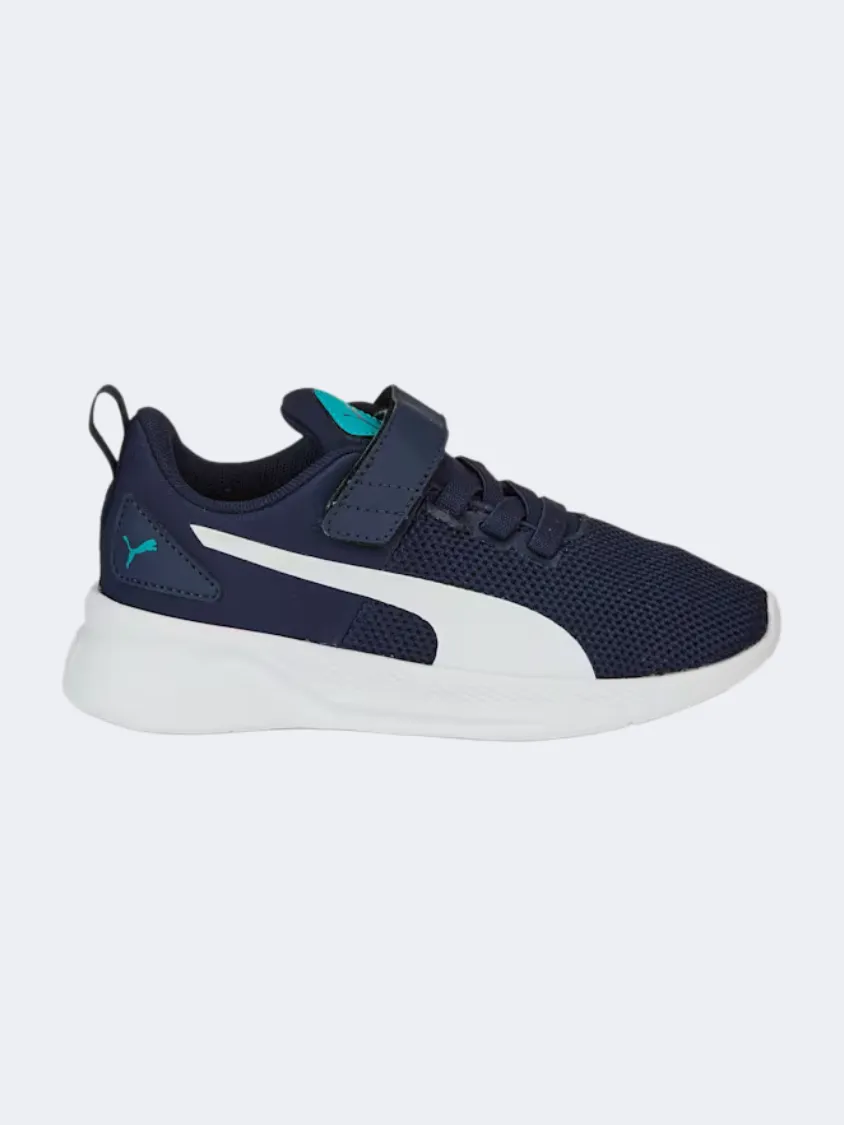Puma Flyer Runner V Ps-Boys Lifestyle Espadrilles Peacoat/White