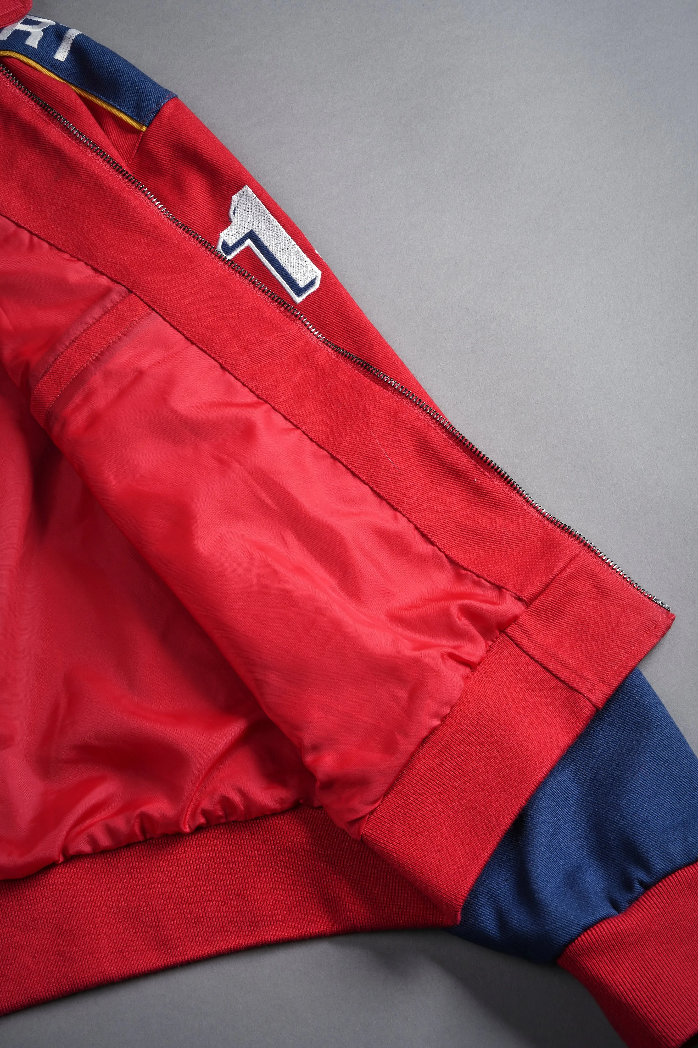 Ride The Fire Gordon Racing Jacket in Roman Red/Blue