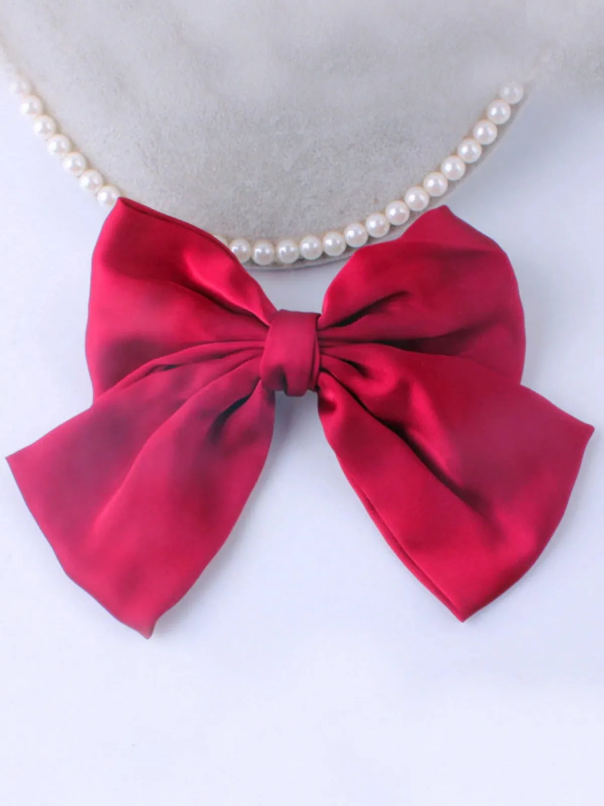 She's Sophisticated Satin Hair Bow