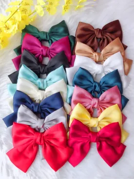 She's Sophisticated Satin Hair Bow