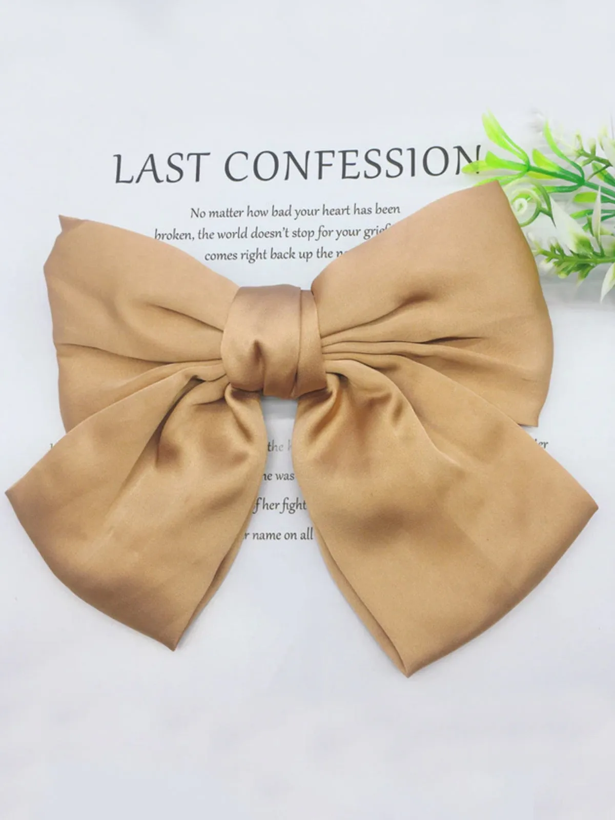 She's Sophisticated Satin Hair Bow
