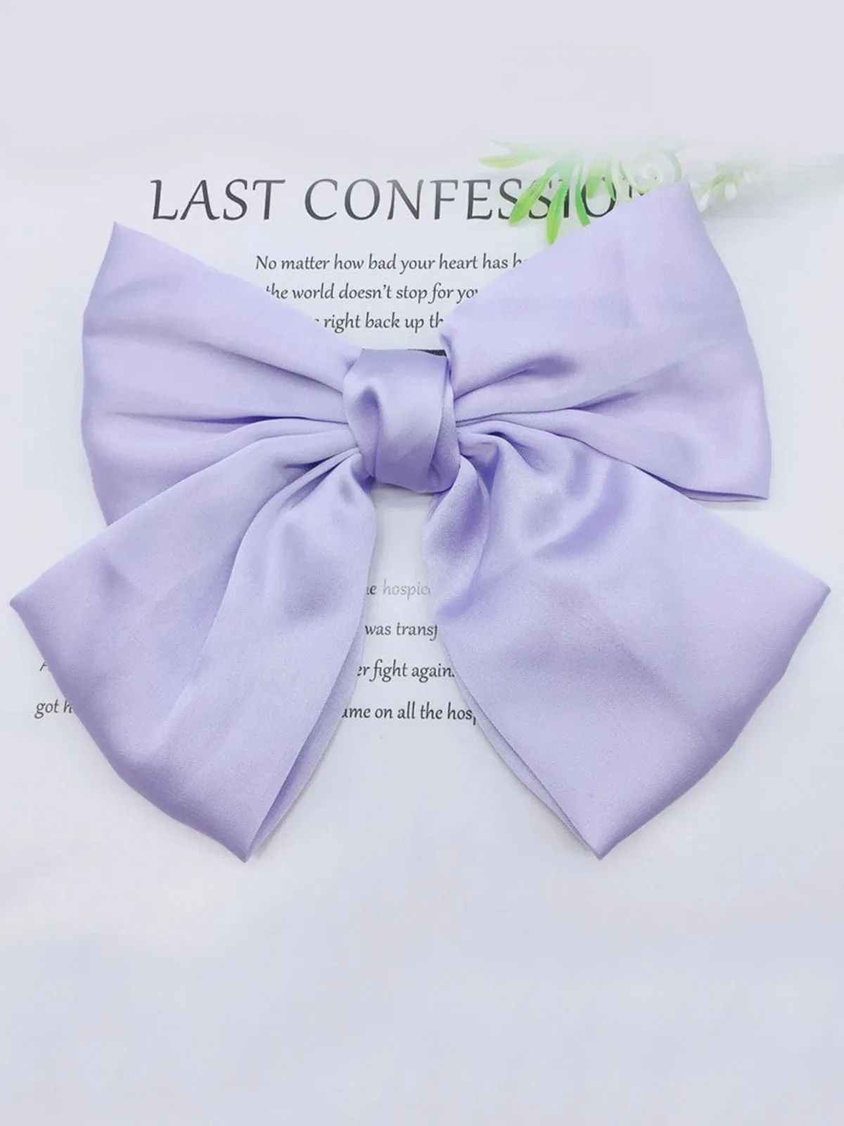 She's Sophisticated Satin Hair Bow