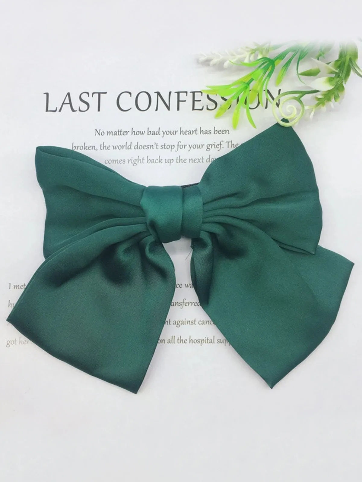 She's Sophisticated Satin Hair Bow