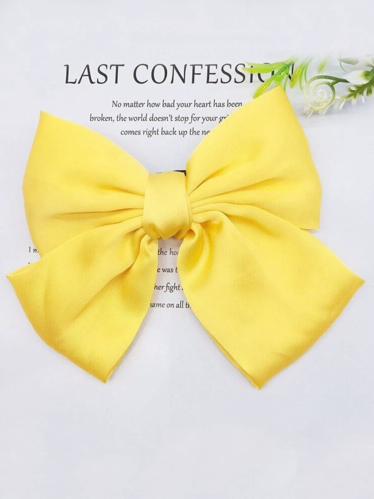 She's Sophisticated Satin Hair Bow
