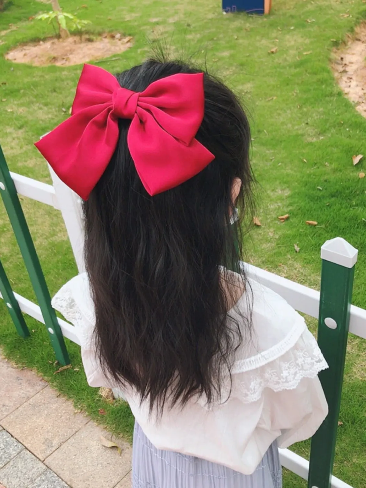 She's Sophisticated Satin Hair Bow