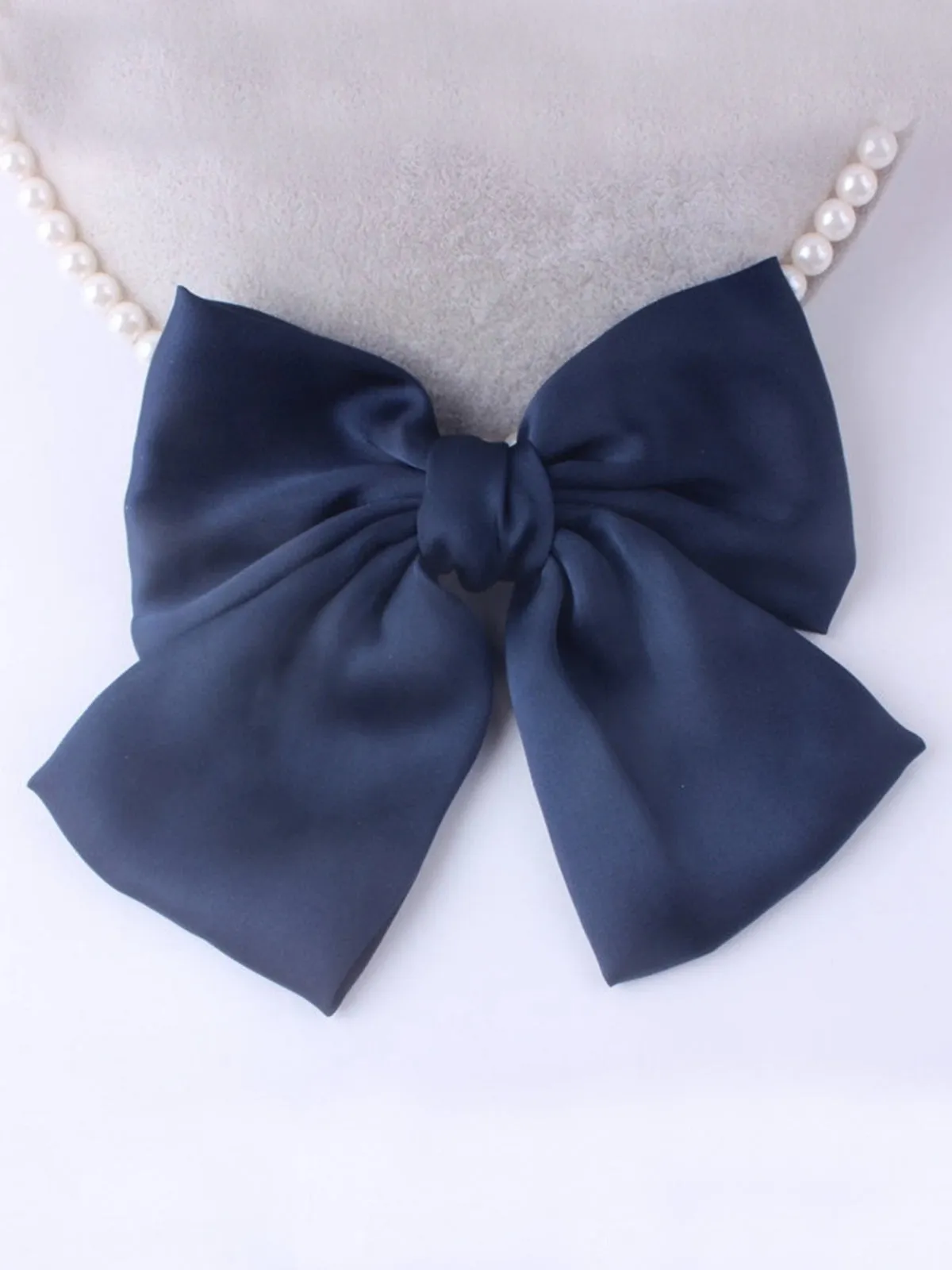 She's Sophisticated Satin Hair Bow