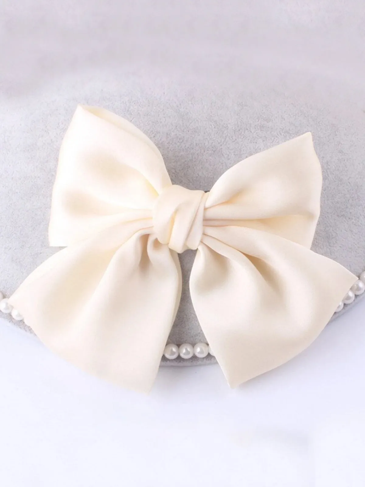 She's Sophisticated Satin Hair Bow