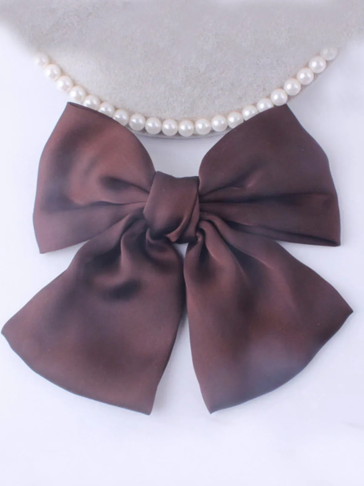 She's Sophisticated Satin Hair Bow
