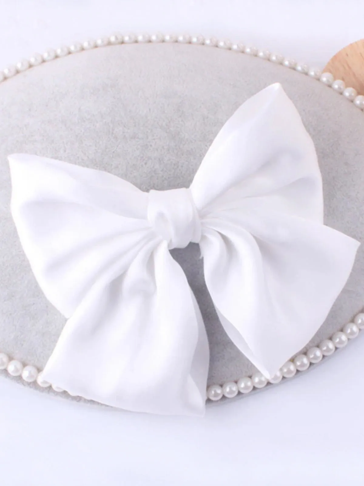 She's Sophisticated Satin Hair Bow
