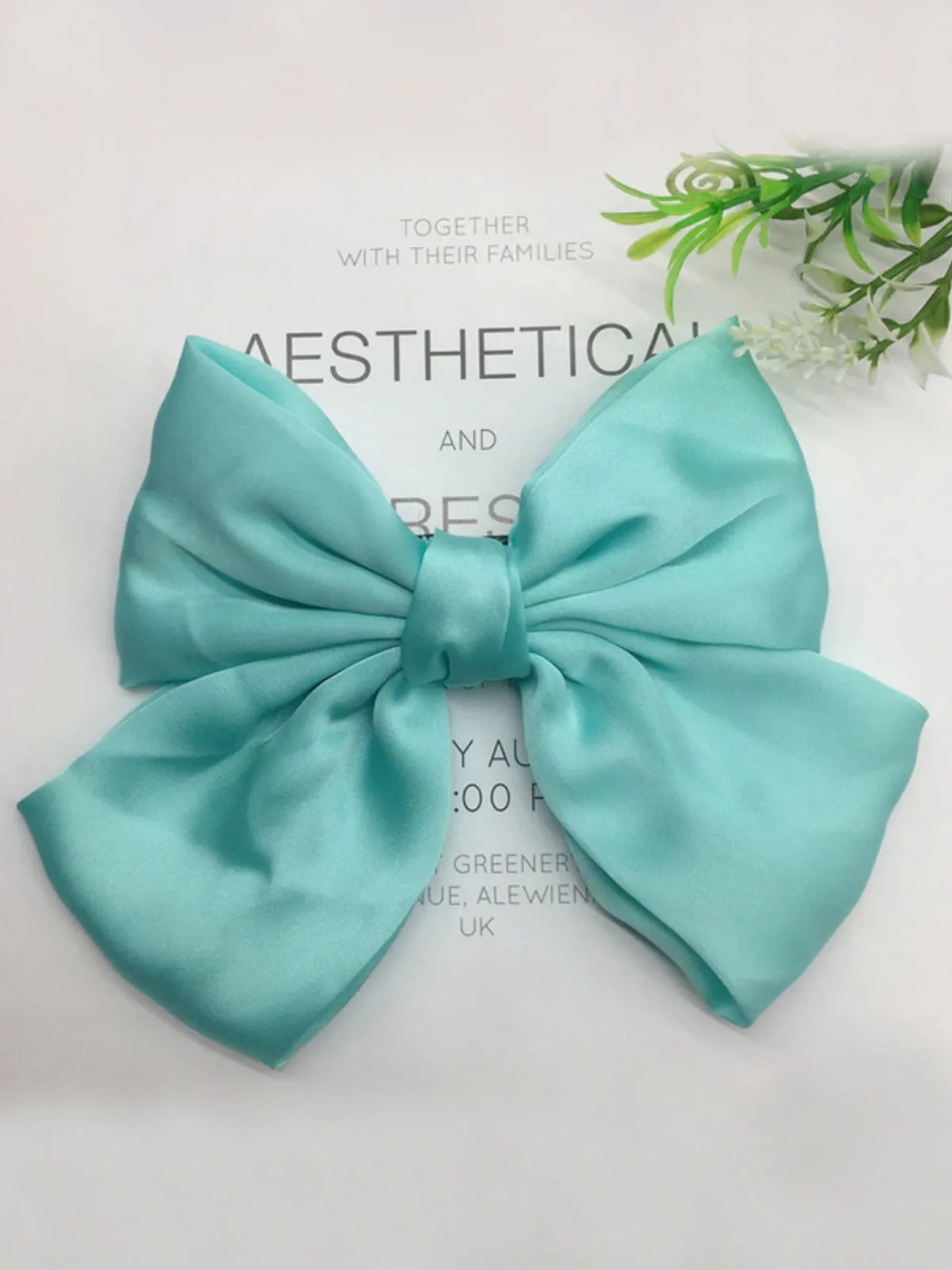 She's Sophisticated Satin Hair Bow
