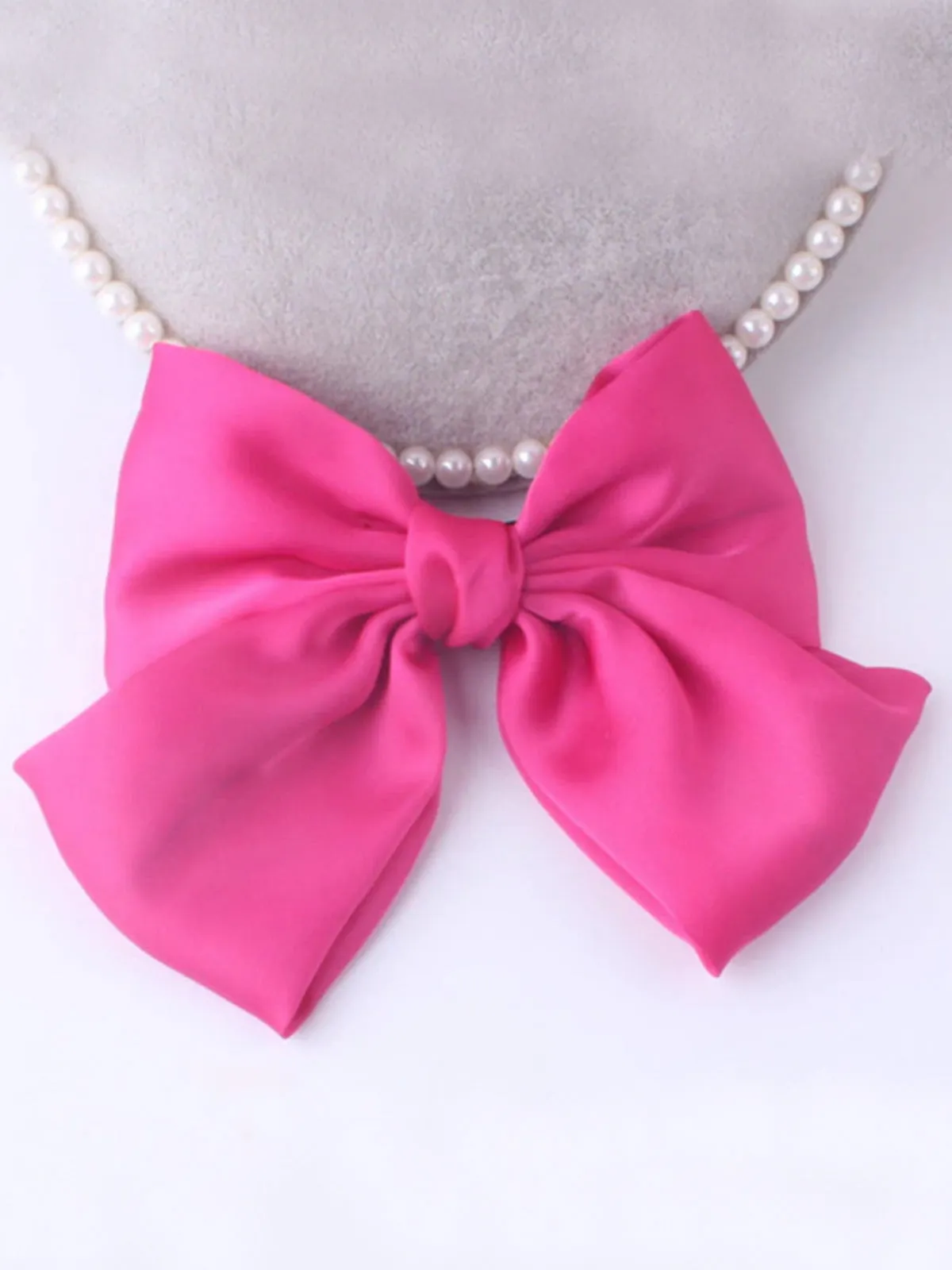 She's Sophisticated Satin Hair Bow