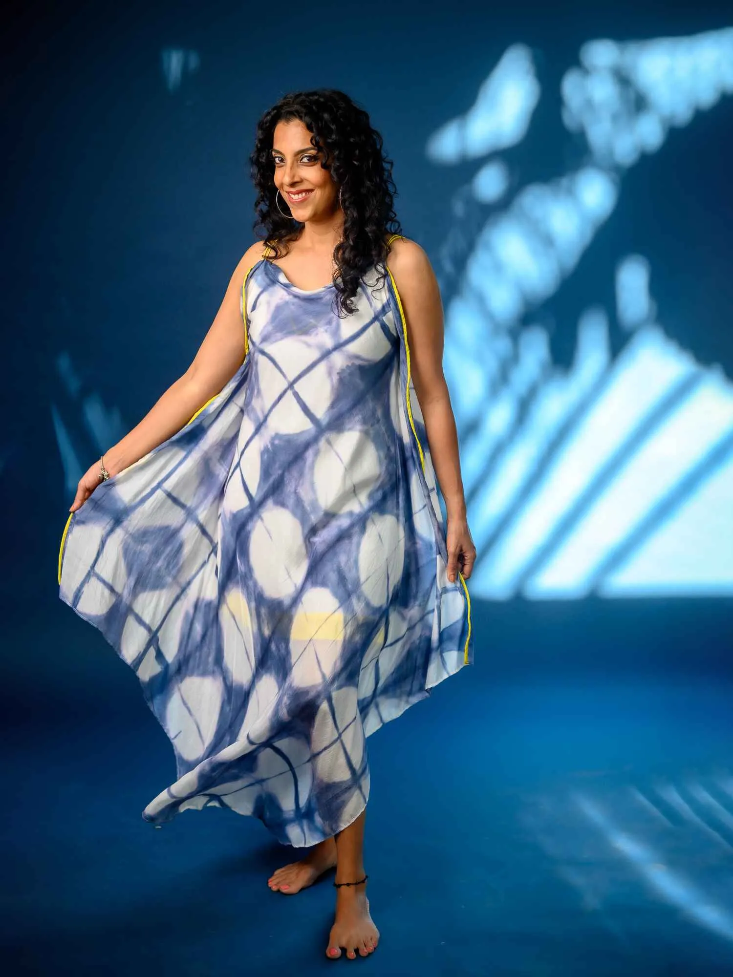 Shibori Beach Dress