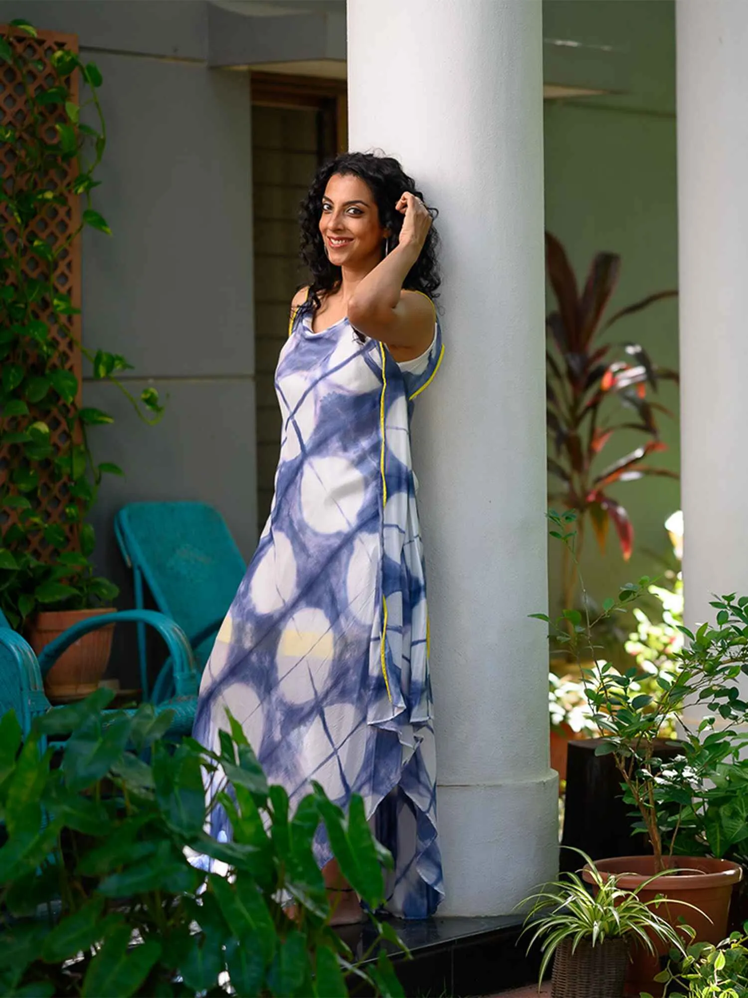 Shibori Beach Dress