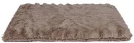 Soft PV-Fleece Orthopedic Crate Pad - Silver Mink