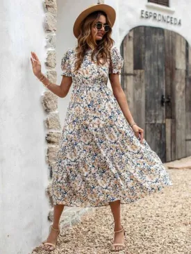 Sophisticated Georgette Midi Dress