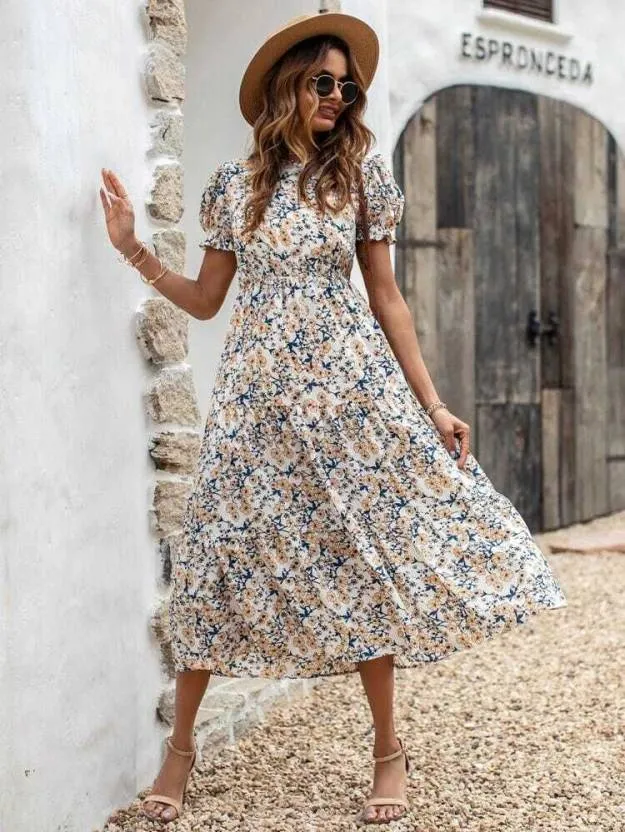 Sophisticated Georgette Midi Dress
