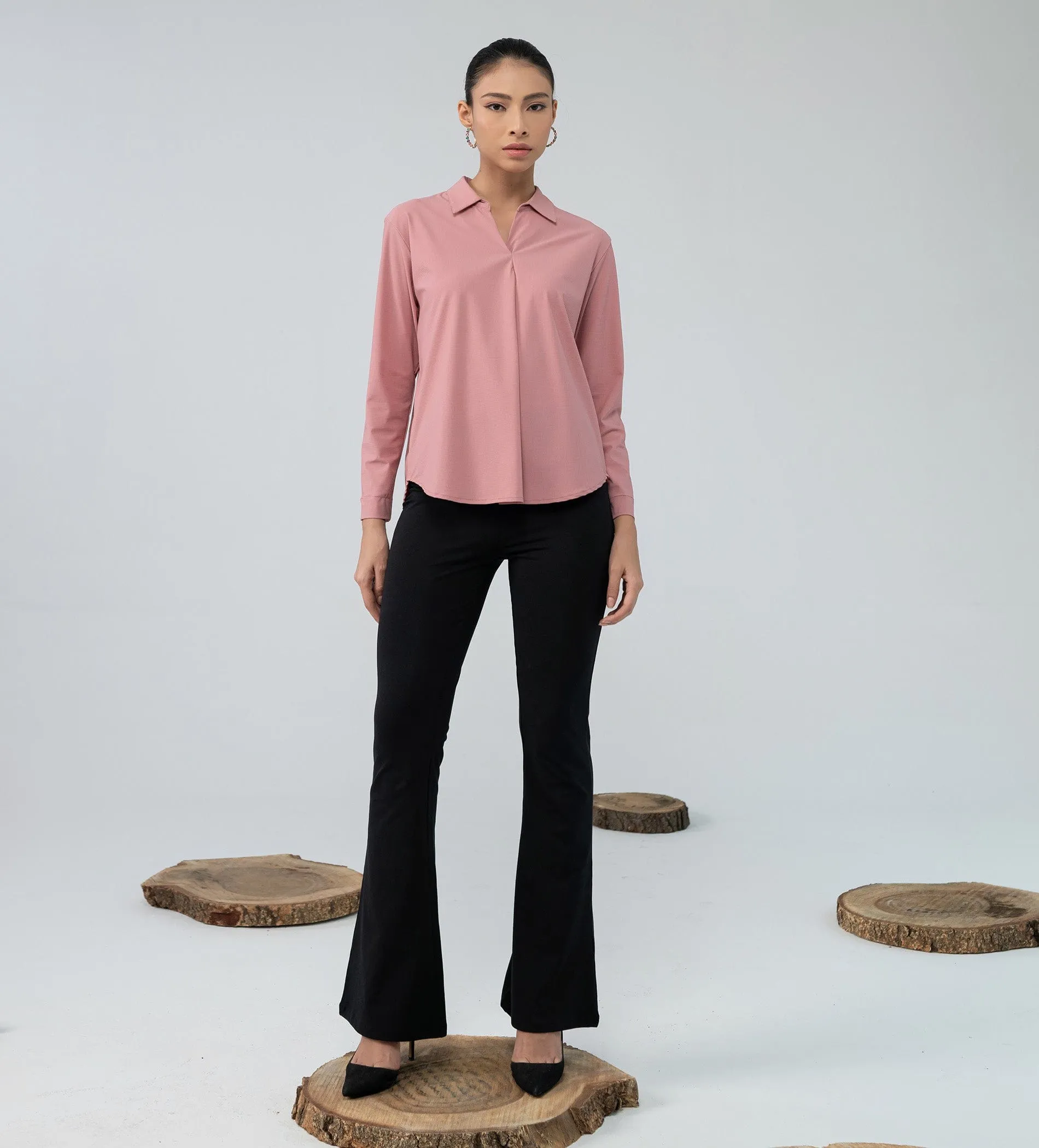 Sophisticated pink Polo top