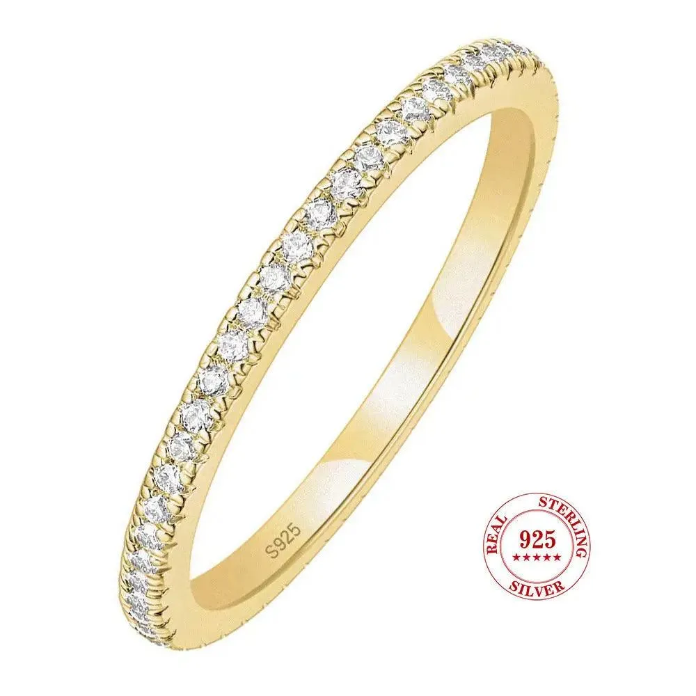 Sophisticated S925 Sterling Silver Ring
