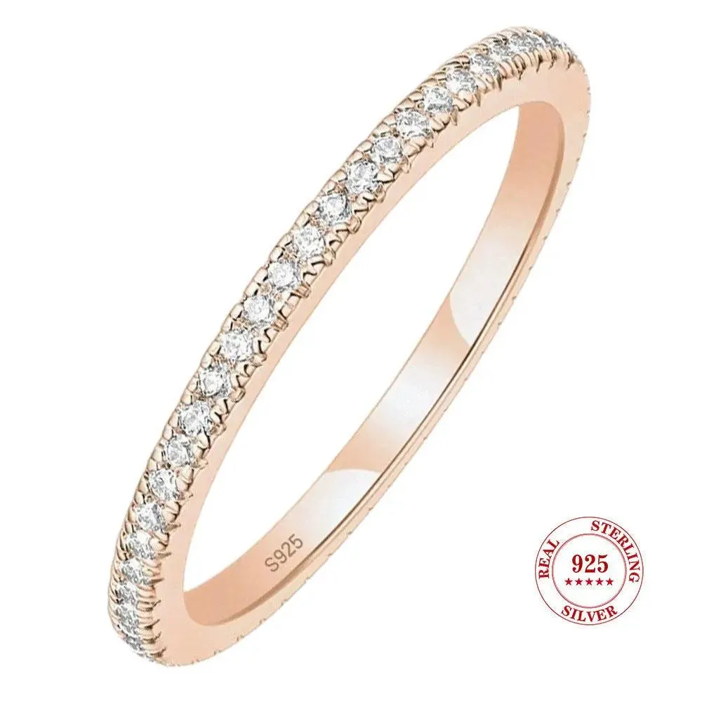Sophisticated S925 Sterling Silver Ring