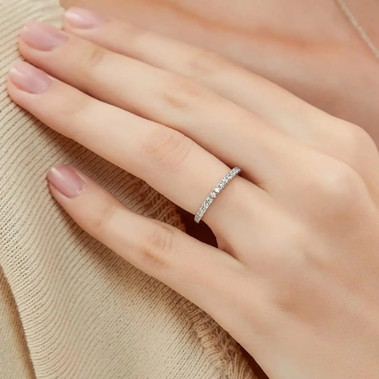 Sophisticated S925 Sterling Silver Ring