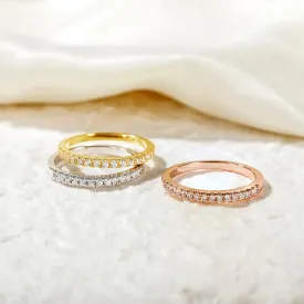 Sophisticated S925 Sterling Silver Ring