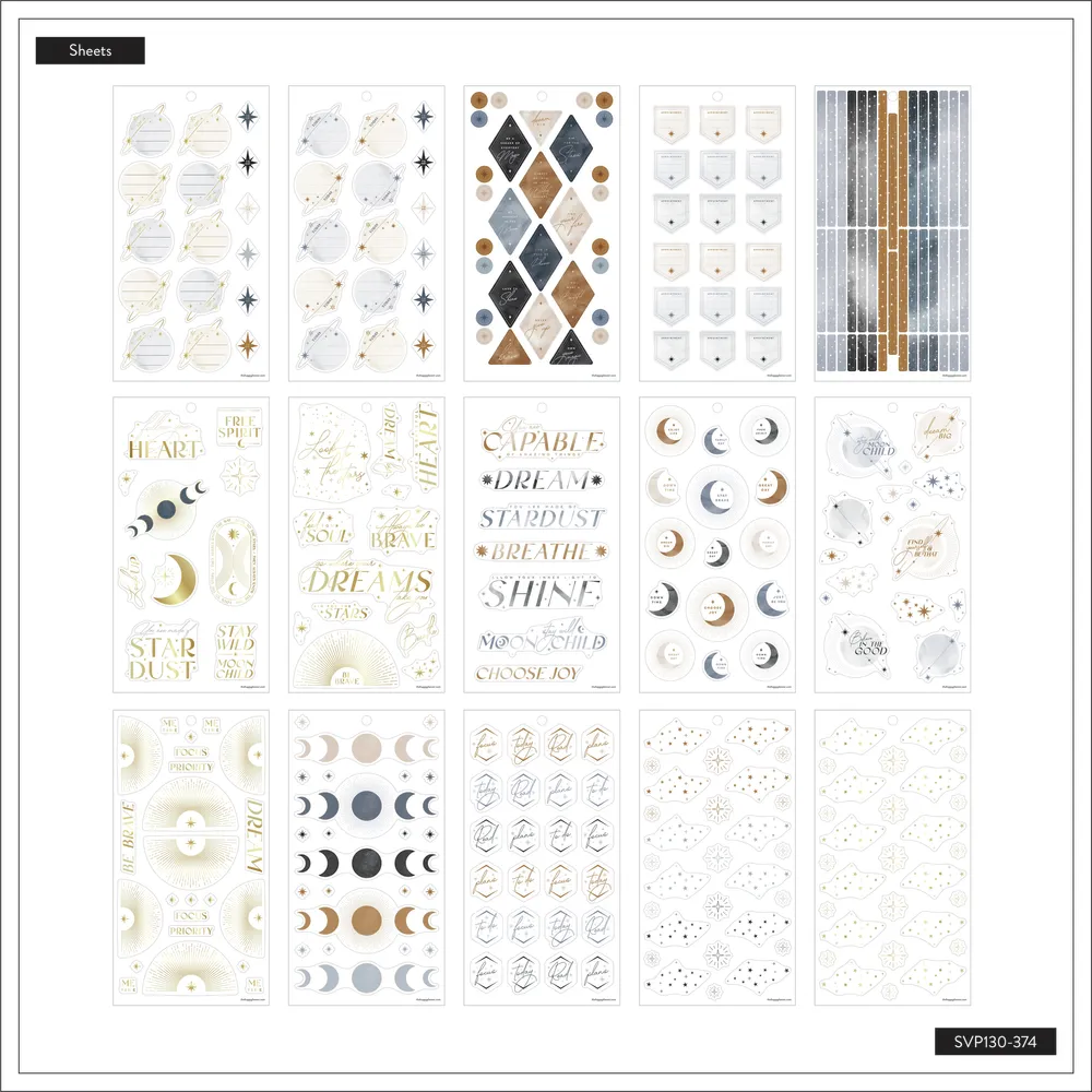 Sophisticated Stargazer - Value Pack Stickers - Mini