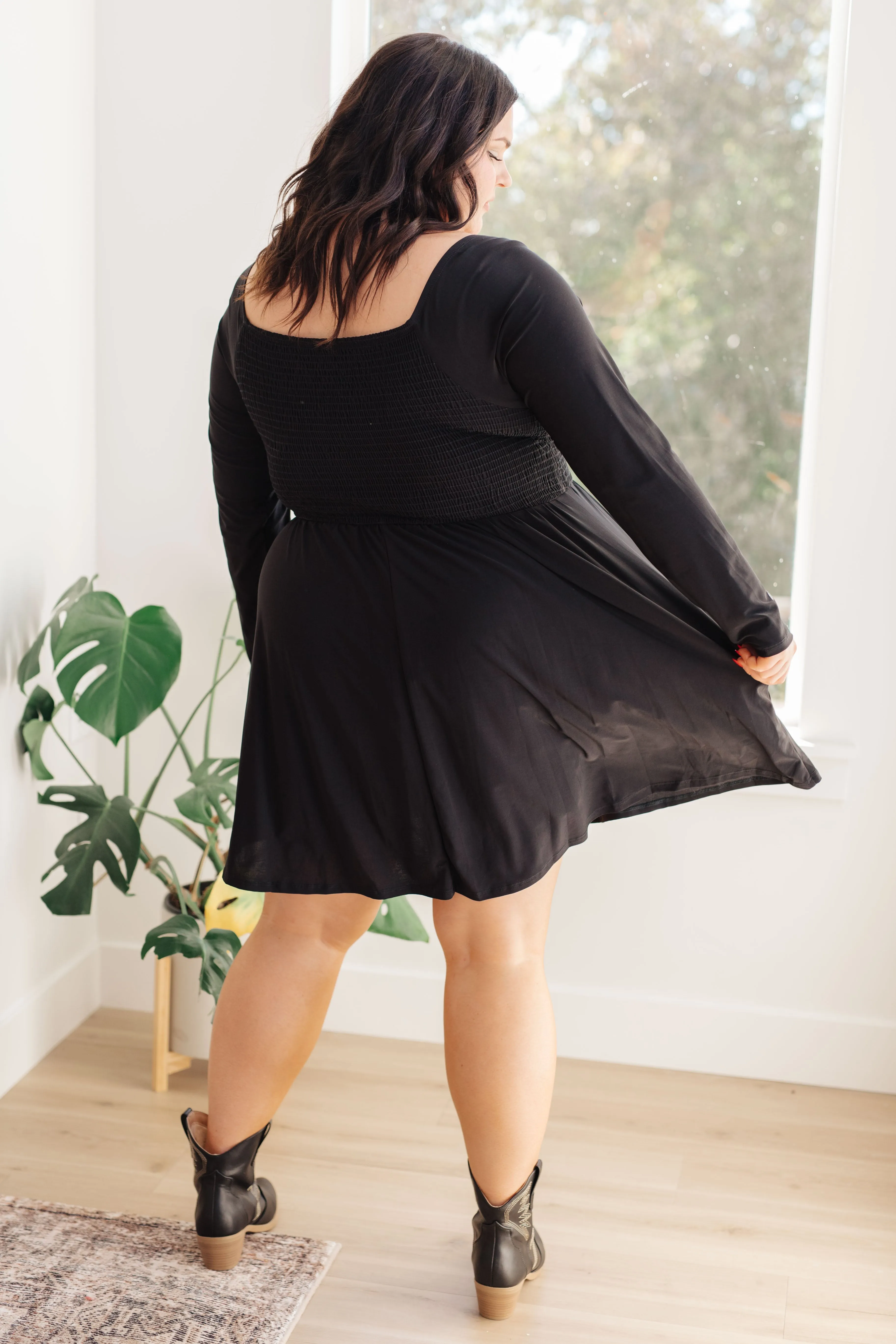 SP24- In the Thick of It Long Sleeve Skort Dress