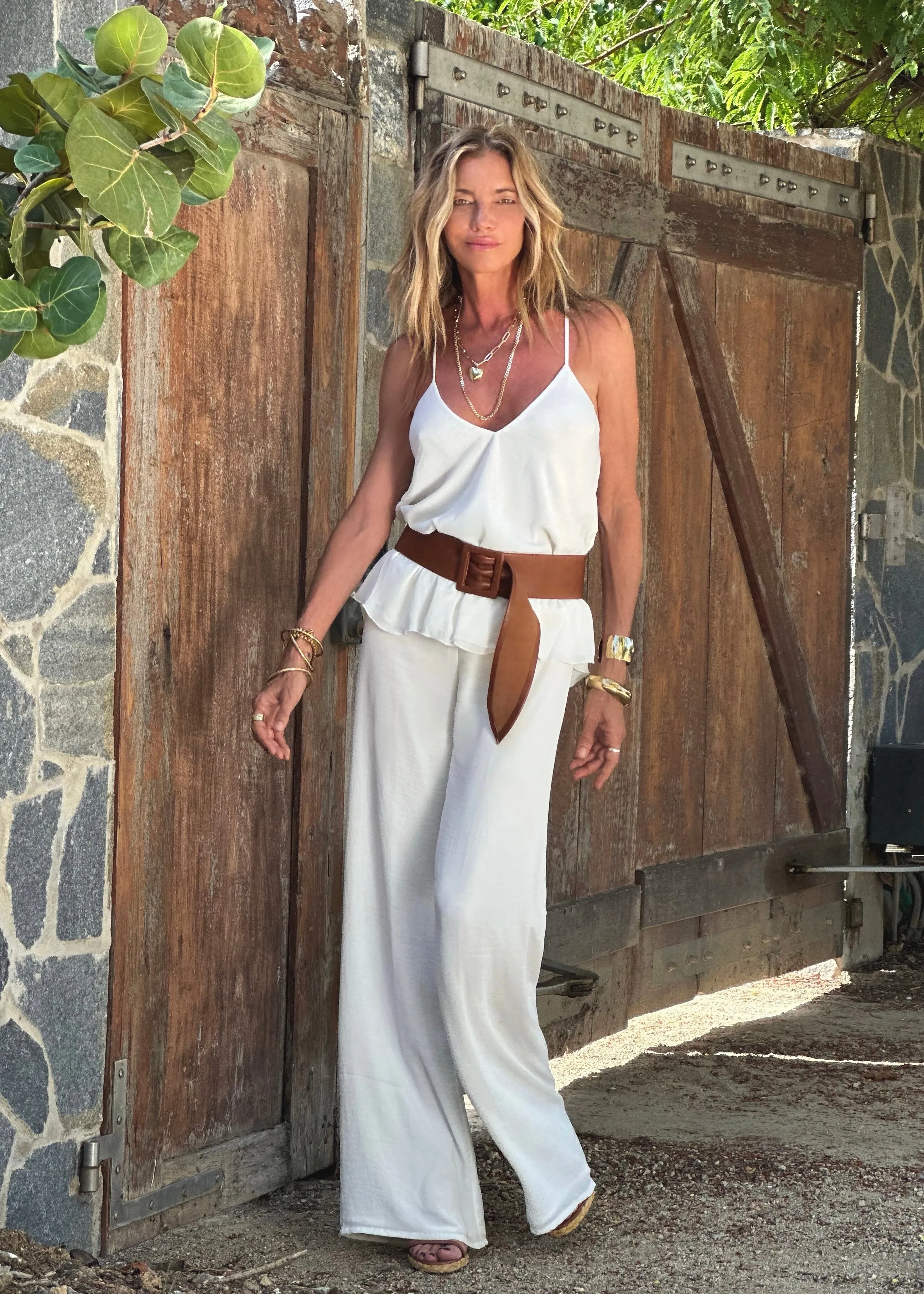 Tara Top Off White (Double Chiffon)