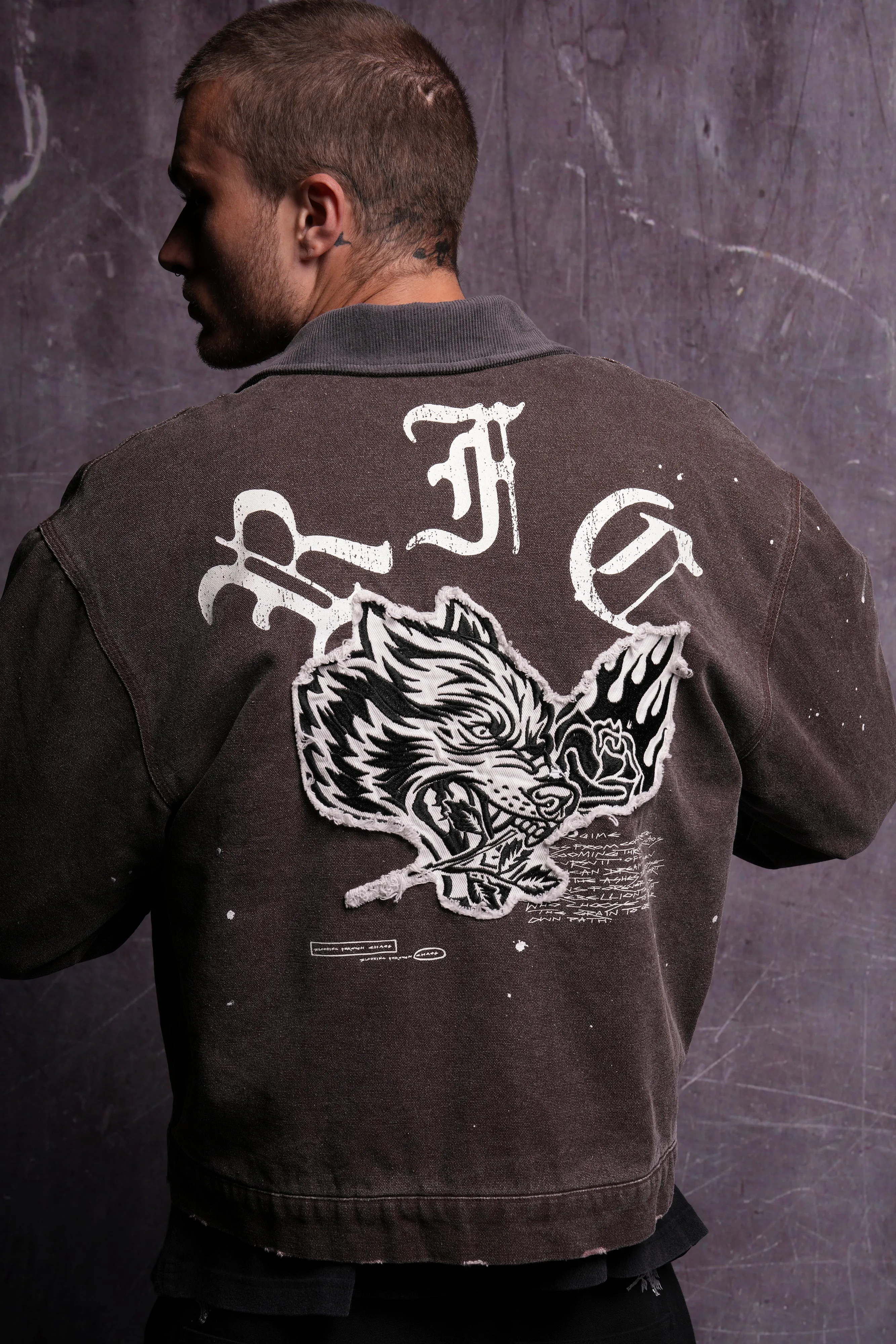 Wolves Among Roses Earl Jacket in Desert Dust