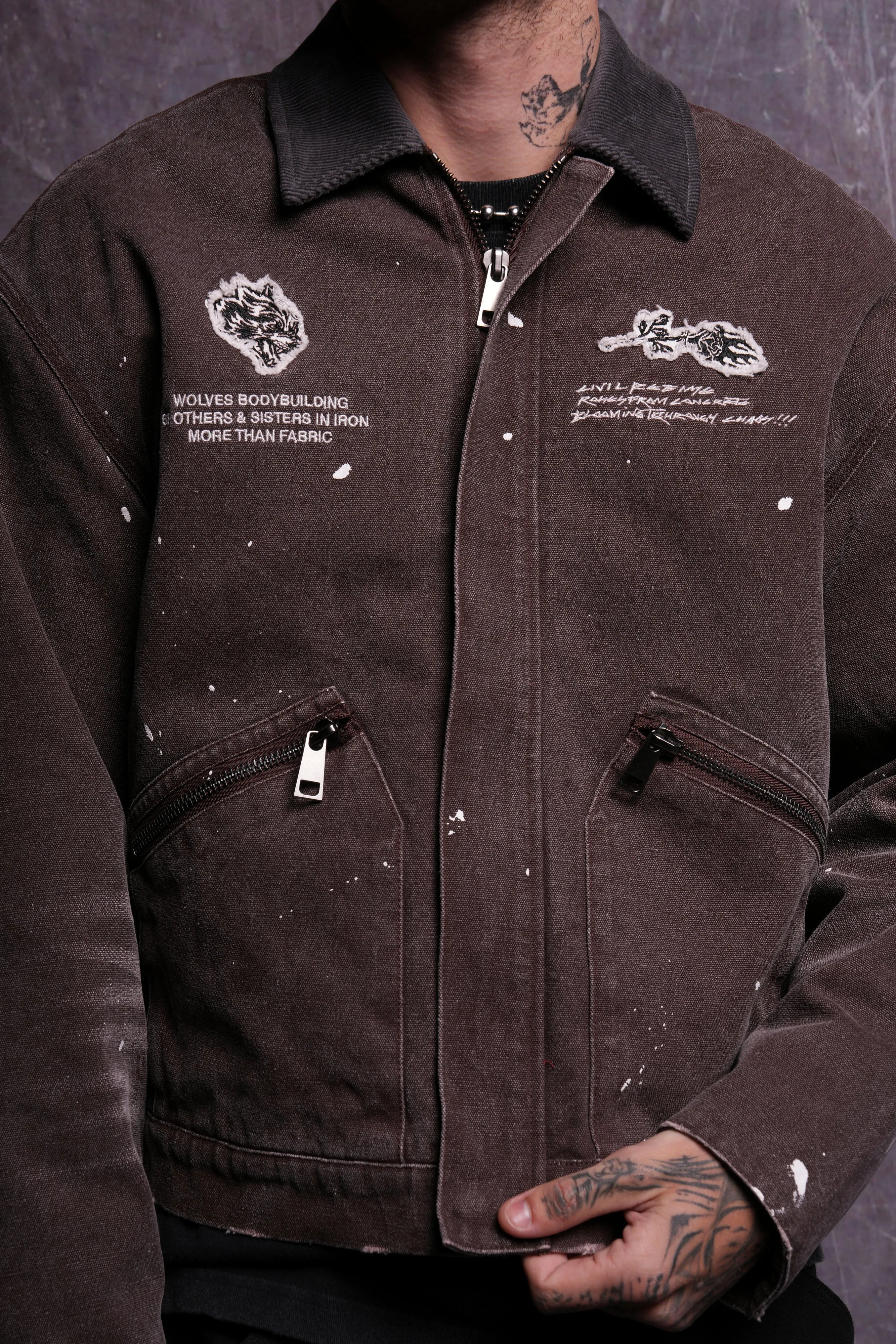 Wolves Among Roses Earl Jacket in Desert Dust