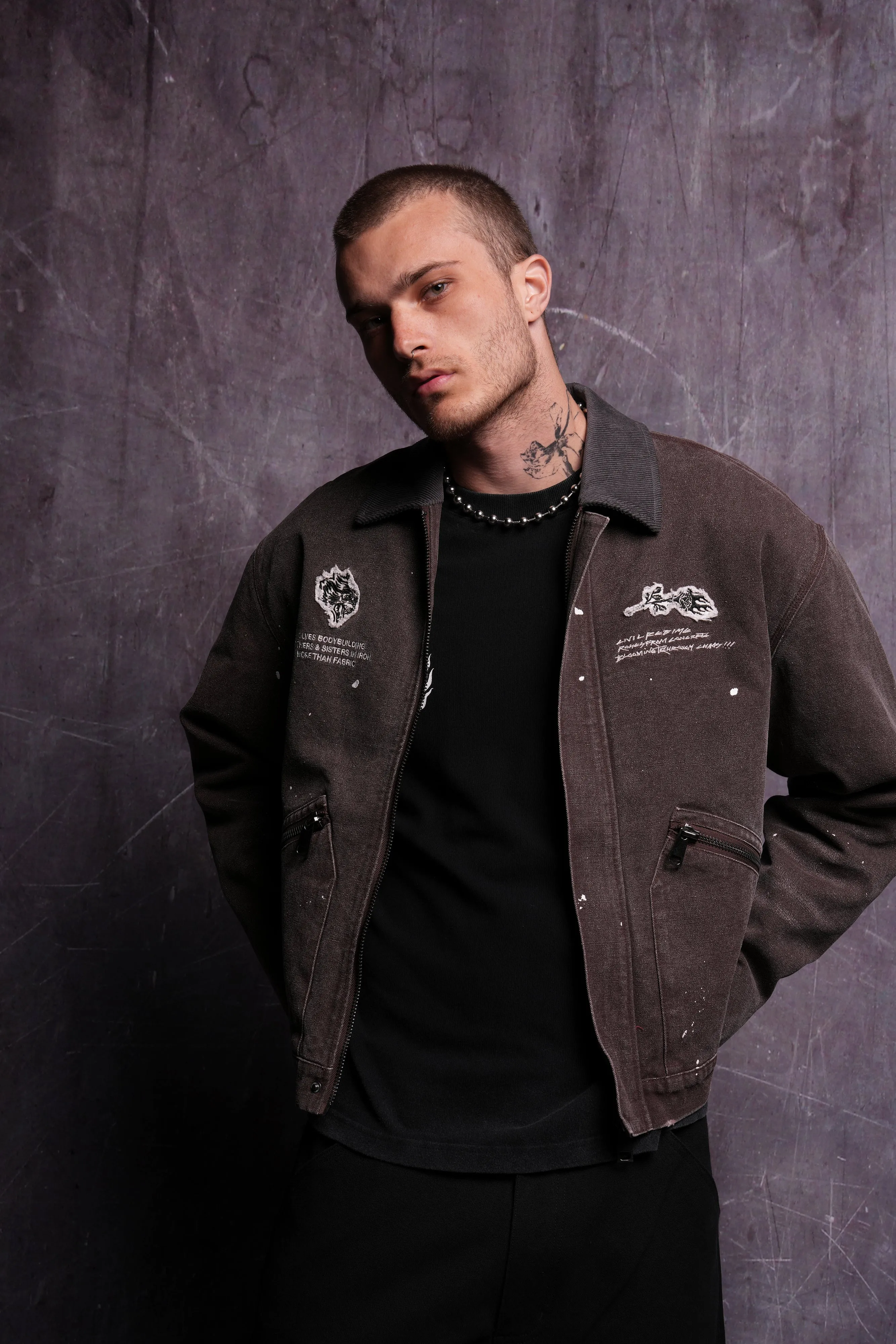 Wolves Among Roses Earl Jacket in Desert Dust