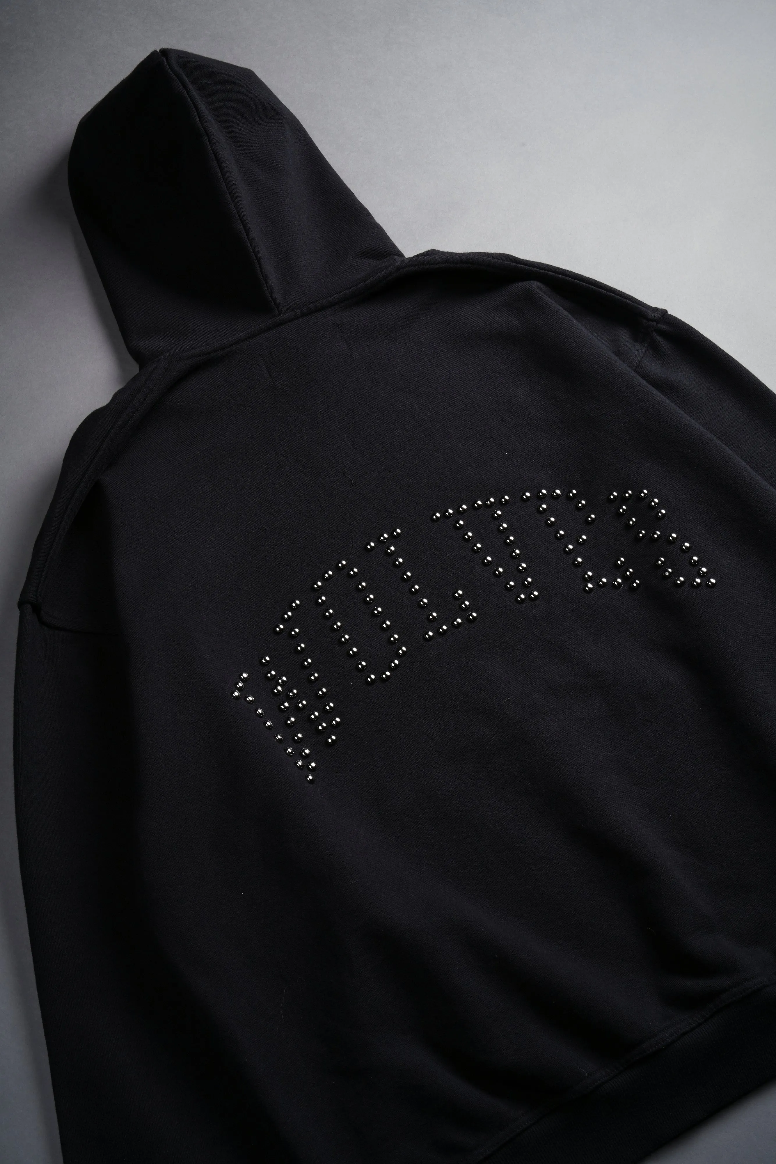 Wolves Crest "Grunge" Unisex Hoodie in Black